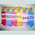 Kaos kaki LA style girl sock kotak, kaos kaki semata kaki